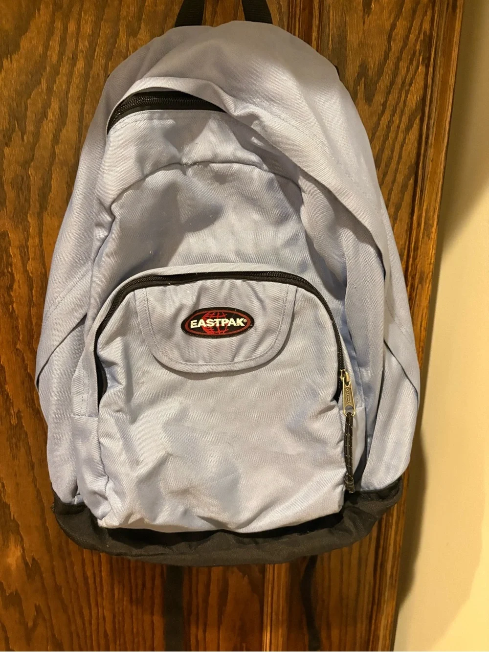 Eastpak Light Blue and Black Everyday Backpack